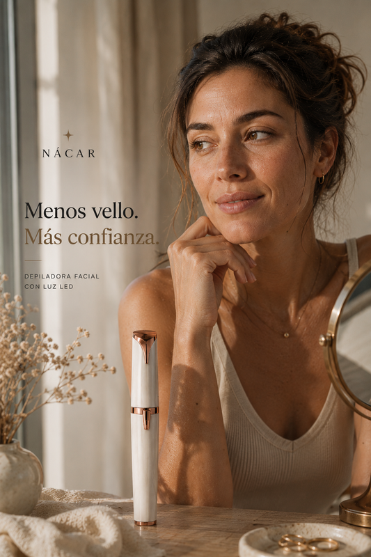 Depiladora facial de precisión indolora RECARGABLE